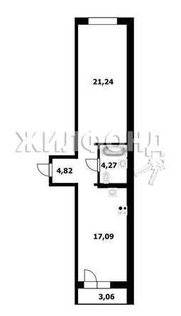 
   Продам 1-комнатную, 47.5 м², Забалуева ул, 96

. Фото 13.