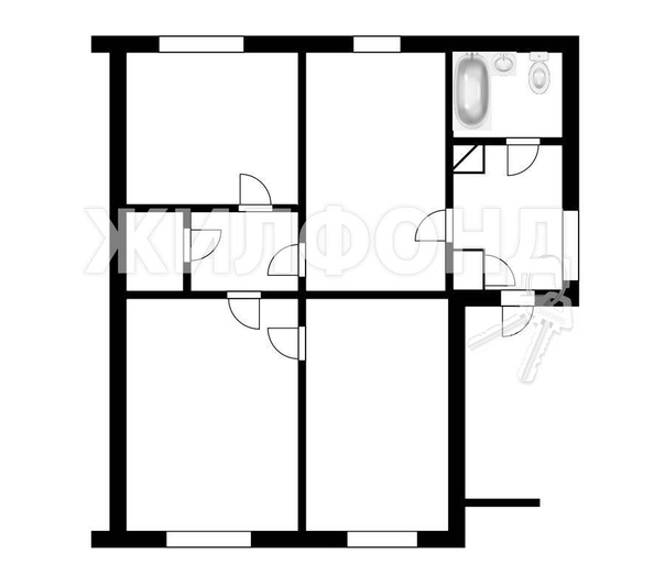 
   Продам дом, 78 м², Красноглинное

. Фото 17.