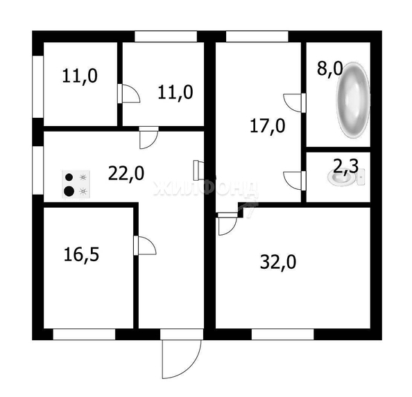 
   Продам дом, 175 м², Элитный

. Фото 16.