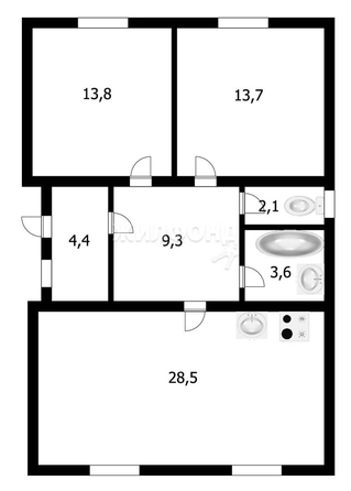 
   Продам дом, 76 м², Прокудское

. Фото 20.