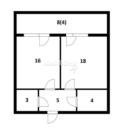 
   Продам 2-комнатную, 50 м², 2-й (4 мкр.) кв-л, 252

. Фото 15.