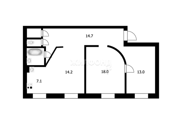 
   Продам 3-комнатную, 72.6 м², Богдана Хмельницкого ул, 33

. Фото 17.