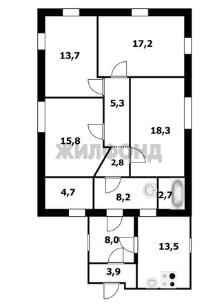 
   Продам дом, 188 м², Обь

. Фото 6.