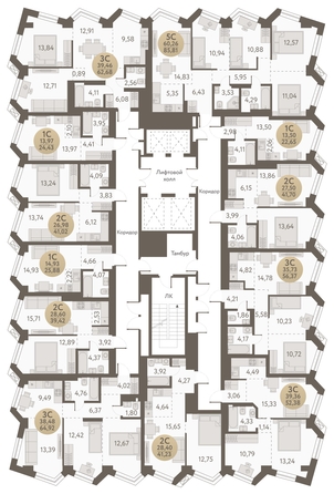 
   Продам студию, 25.88 м², Urban-peaks (Городские вершины)

. Фото 1.