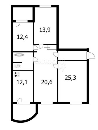 
   Продам 4-комнатную, 94.3 м², Горский мкр, 41

. Фото 16.