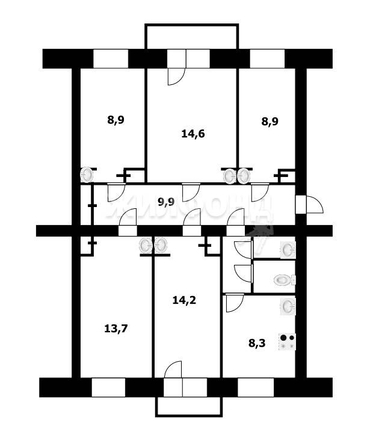 
   Продам комнату, 8.9 м², Ватутина ул, 33

. Фото 3.