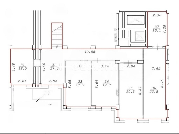 
   Сдам помещение свободного назначения, 142 м², Виктора Уса ул, 1/1

. Фото 3.