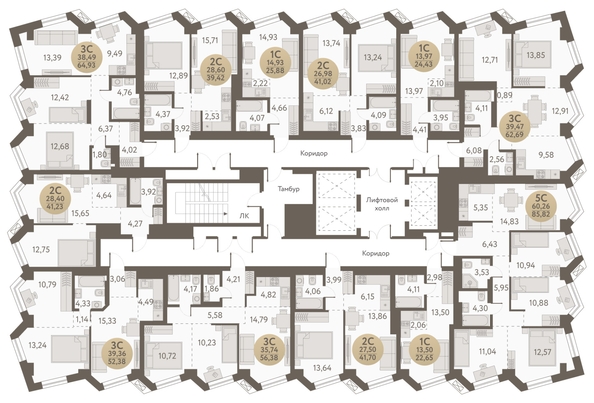 
   Продам студию, 22.65 м², Urban-peaks (Городские вершины)

. Фото 1.