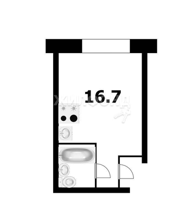 
   Продам комнату, 12 м², Немировича-Данченко ул, 24/2

. Фото 4.