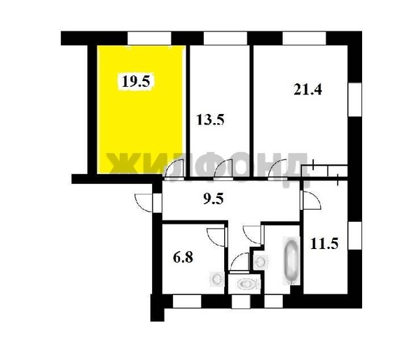 
   Продам комнату, 19.5 м², Котовского ул, 5/2

. Фото 7.