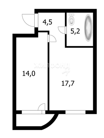 
   Продам 1-комнатную, 41.4 м², Сухарная ул, 96/2

. Фото 16.