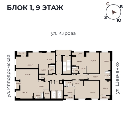 
   Продам 2-комнатную, 66.58 м²,  Римский квартал, 2 очередь

. Фото 11.