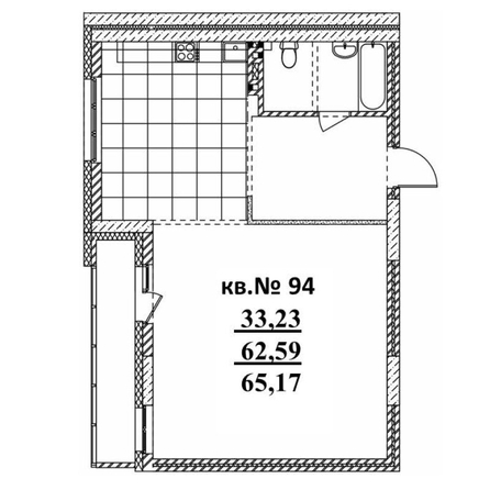 
   Продам 2-комнатную, 65.17 м²,  Римский квартал, 2 очередь

. Фото 1.