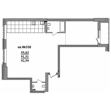 
   Продам 3-комнатную, 92.99 м²,  Римский квартал, 2 очередь

. Фото 1.