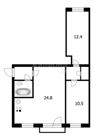 
   Продам 3-комнатную, 56.7 м², Дуси Ковальчук ул, 266

. Фото 11.