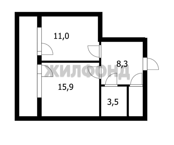 
  Продается 1-комн. квартира, 41 м², Гоголя ул, д. 51
. Фото 1.