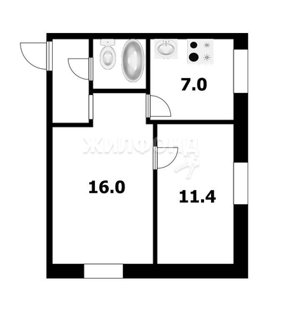 
   Продам 2-комнатную, 40.5 м², Немировича-Данченко ул, 118

. Фото 1.