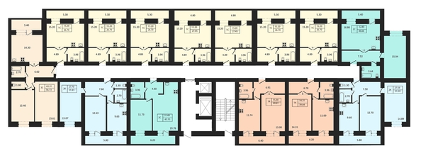 
   Продам 2-комнатную, 51.83 м², Юности ул, 9

. Фото 1.