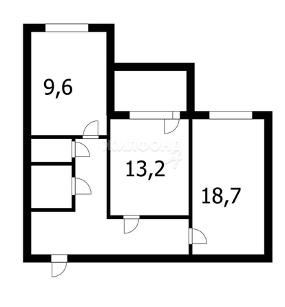 
   Продам 2-комнатную, 58.8 м², Северный мкр, 17/1

. Фото 14.