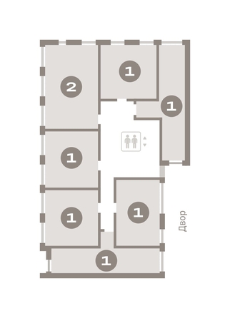 
   Продам 1-комнатную, 45.74 м², Авиатор, дом 2

. Фото 16.