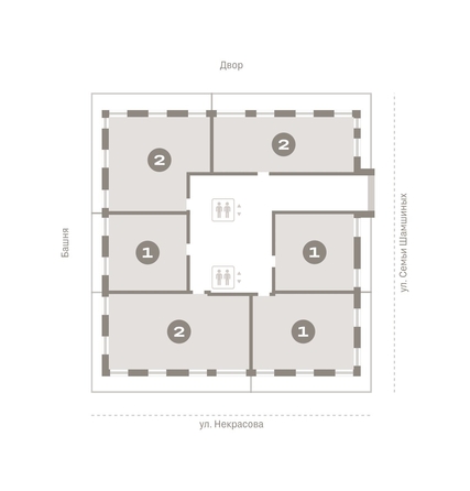 
   Продам 1-комнатную, 74.89 м², Мылзавод, дом 7

. Фото 13.