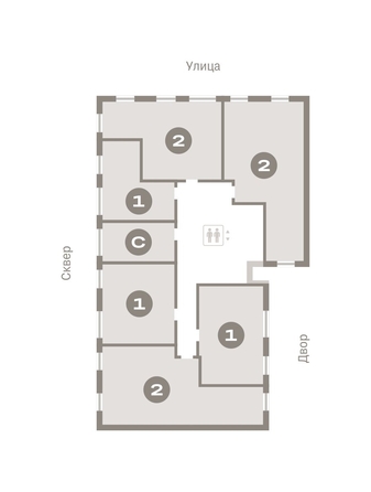 
   Продам 1-комнатную, 41.69 м², Пшеница, дом 4

. Фото 12.