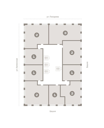 
   Продам 2-комнатную, 86.67 м², Мылзавод, дом 8

. Фото 13.