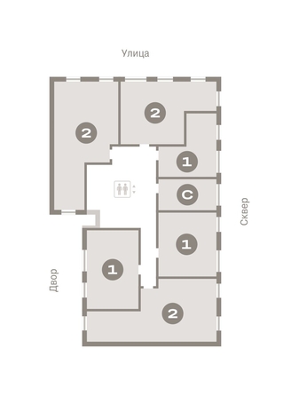 
   Продам 1-комнатную, 44.24 м², Пшеница, дом 4

. Фото 12.