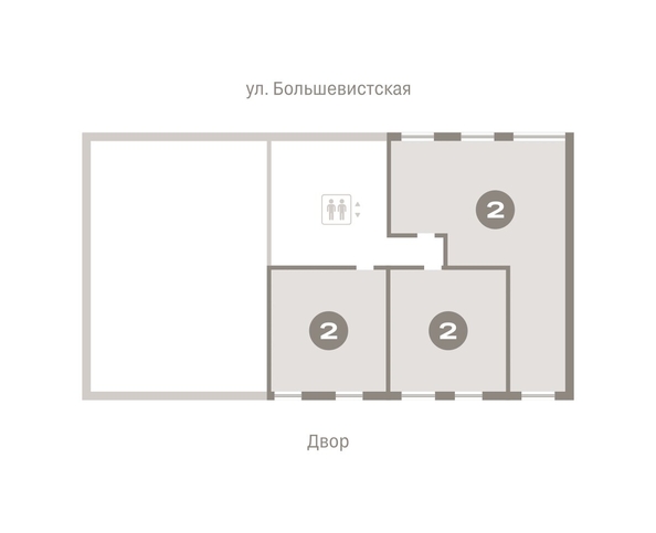 
   Продам 2-комнатную, 112.9 м², Европейский берег, дом 44

. Фото 1.