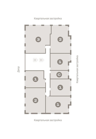 
   Продам 2-комнатную, 77.96 м², Европейский берег, дом 49

. Фото 1.