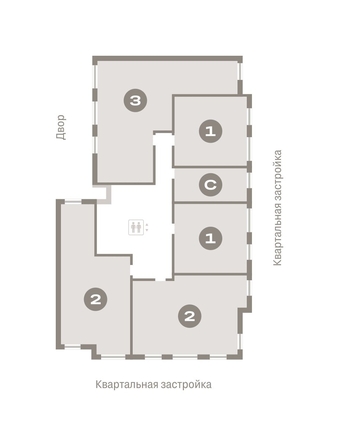 
   Продам 3-комнатную, 88.87 м², Европейский берег, дом 49

. Фото 1.