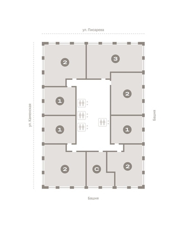 
  Продается 3-комн. квартира, 90.54 м², ЖК Мылзавод, дом 8
. Фото 13.