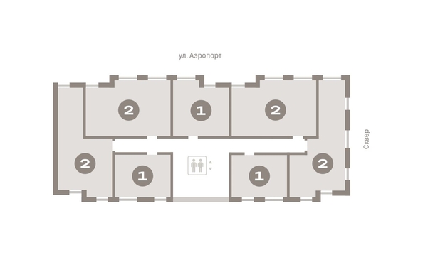 
   Продам 2-комнатную, 63.18 м², Авиатор, дом 3

. Фото 6.