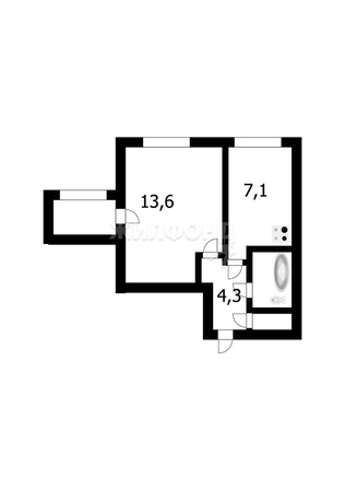 
   Продам 1-комнатную, 28.5 м², Петухова ул, 34

. Фото 10.