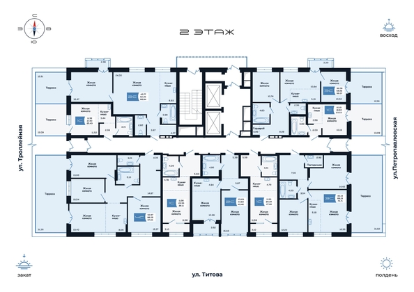 
   Продам 2-комнатную, 44.17 м², Салют, дом 2

. Фото 1.