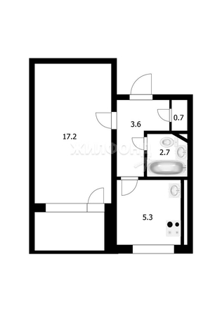 
   Продам 1-комнатную, 29.5 м², Кропоткина ул, 130/2

. Фото 8.