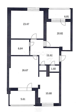 
   Продам 3-комнатную, 119 м², , 31

. Фото 15.