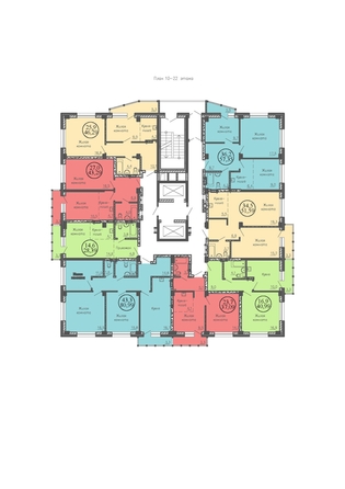 
   Продам 2-комнатную, 44.7 м², Коминтерна ул, 130

. Фото 1.