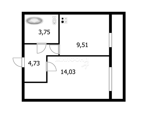 
   Продам 1-комнатную, 32 м², Петухова ул, 95/4

. Фото 21.