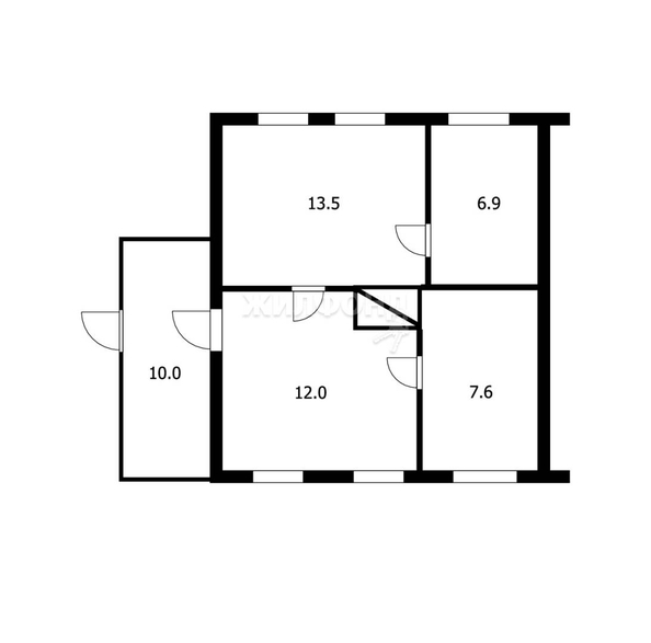 
   Продам 3-комнатную, 40 м², Школьная ул, 10

. Фото 7.