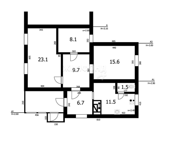 
   Продам дом, 177.4 м², Новосибирск

. Фото 5.