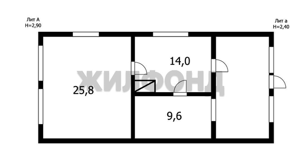 
   Продам дом, 49.4 м², Каменка село

. Фото 2.