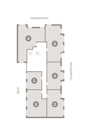 
   Продам 2-комнатную, 81.3 м², Лебедевский квартал, дом 1

. Фото 16.