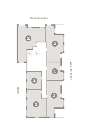 
   Продам 2-комнатную, 74.1 м², Лебедевский квартал, дом 1

. Фото 16.