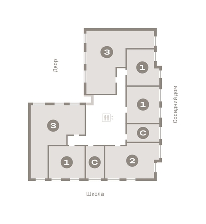 
   Продам 2-комнатную, 60.7 м², Лебедевский квартал, дом 1

. Фото 16.