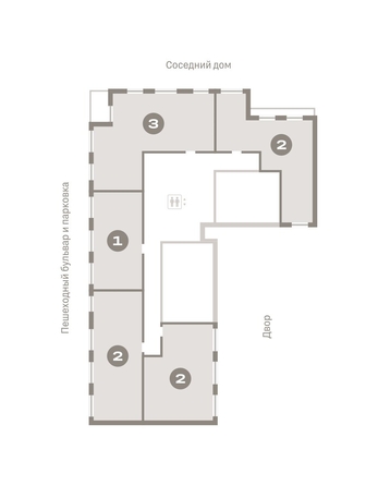 
   Продам 2-комнатную, 72.7 м², Лебедевский квартал, дом 1

. Фото 16.