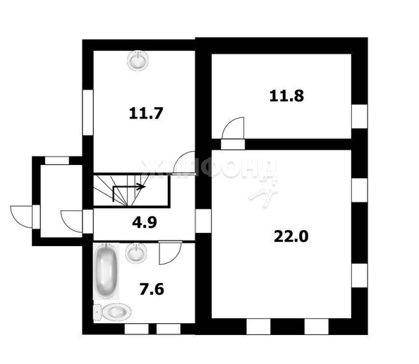 
   Продам дом, 94.4 м², Новосибирск

. Фото 24.