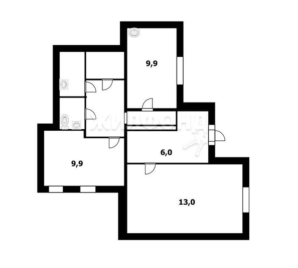 
   Продам дом, 52 м², Новосибирск

. Фото 17.