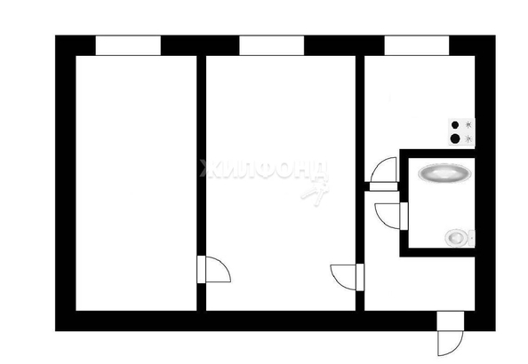 
   Продам 2-комнатную, 39.2 м², Планировочная ул, 35

. Фото 9.