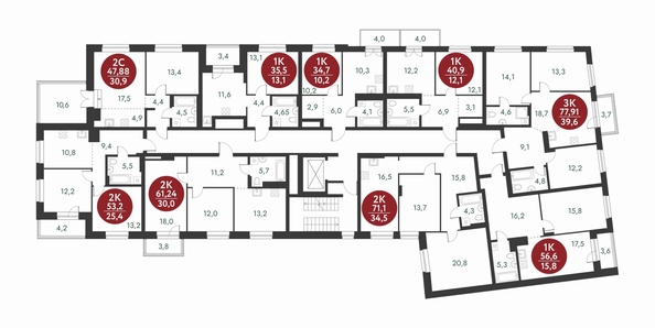 
  Продается 2-комн. квартира, 61.08 м², ЖК Скандинавские кварталы, дом 1
. Фото 2.
